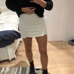 Topshop White Skirt